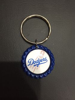 Dodgers keychain