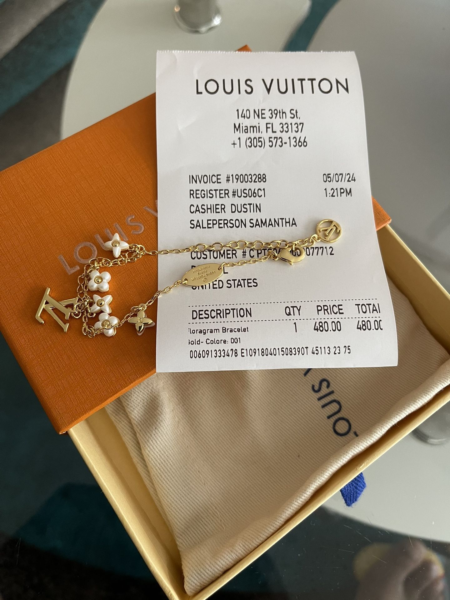 Louis Vuitton Bracelet Women’s