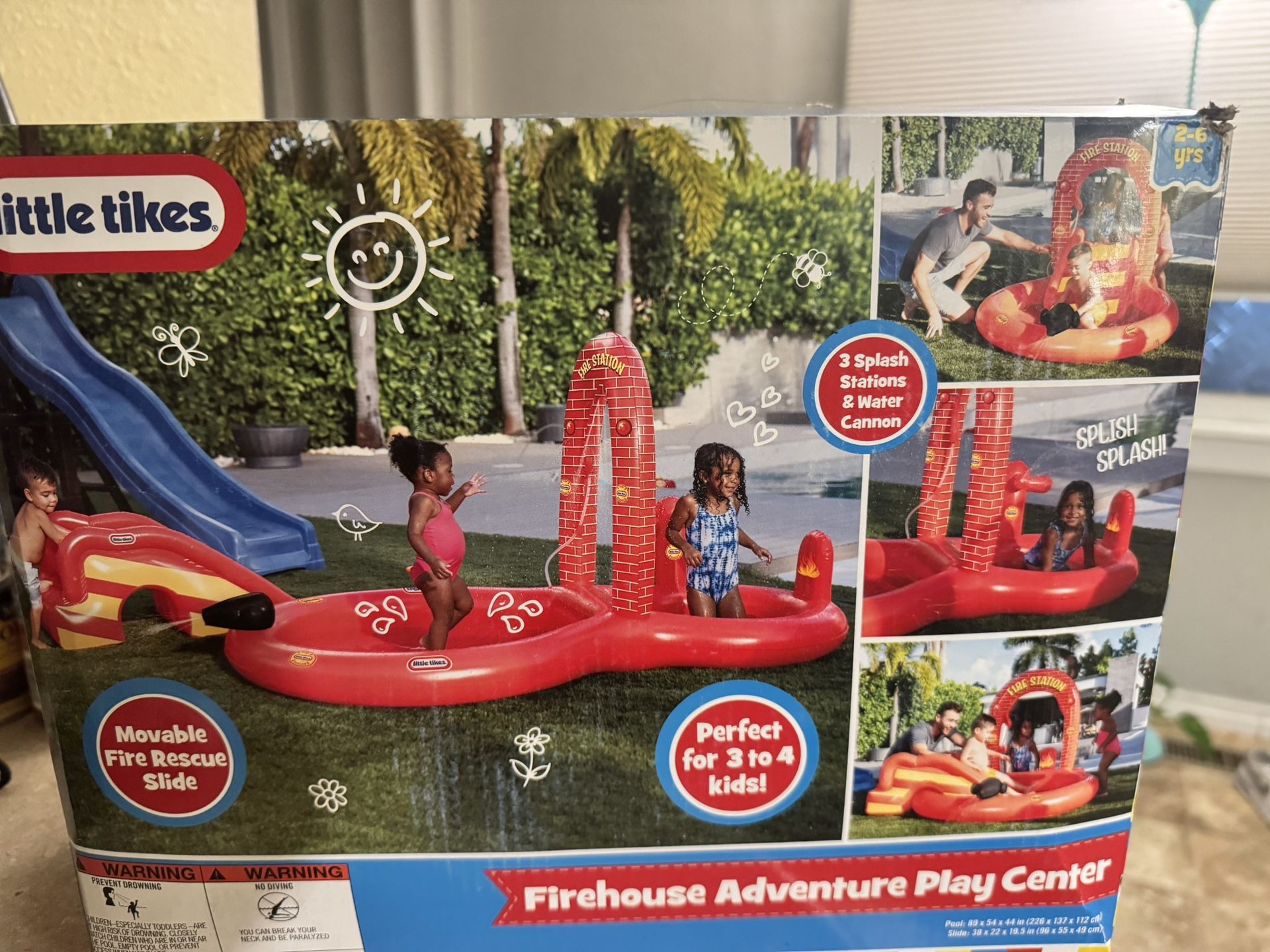 Toddlers Firehouse Summer Inflatable Toy