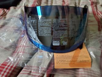 AGV K3 Blue Iridium W/O Sunvisor