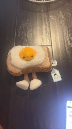 Egglantine egg on toast jellycat
