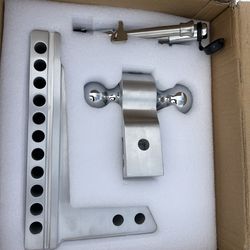 Aluminum 10 inch drop trailer hitch