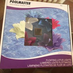 NEW Pool floating lotus flower light / candle holder