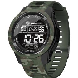 ACW8105MC-001 - Activa Ranger X Terrain Invicta Digital Men's Watch - 45mm, Camouflage, Green