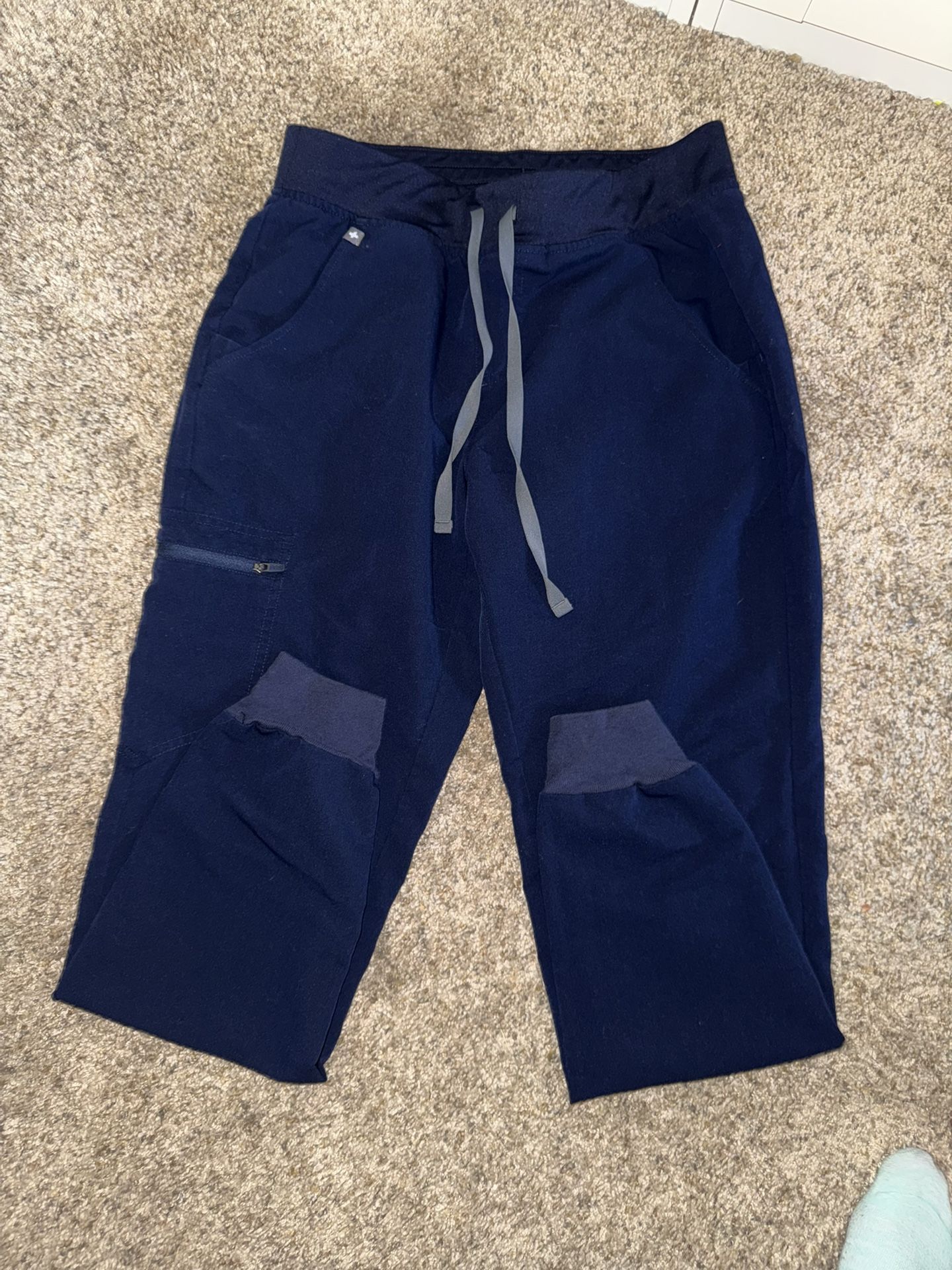 Navy Fig Scrub Joggers