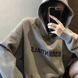 essentials hoodie brown/black color ways sizes S/M/L/XL