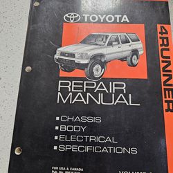 Toyota 4Runner Repair Manual