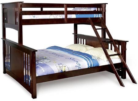 Twin/Full Wooden Bunk Bed @Elegant Furniture