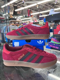 Adidas Gazelle Indoor GS Team Victory Red Aurora Coffee