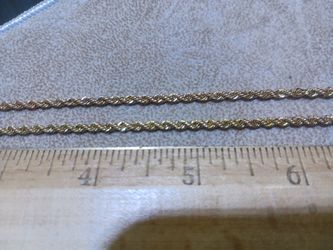 14k Gold Rope Chain