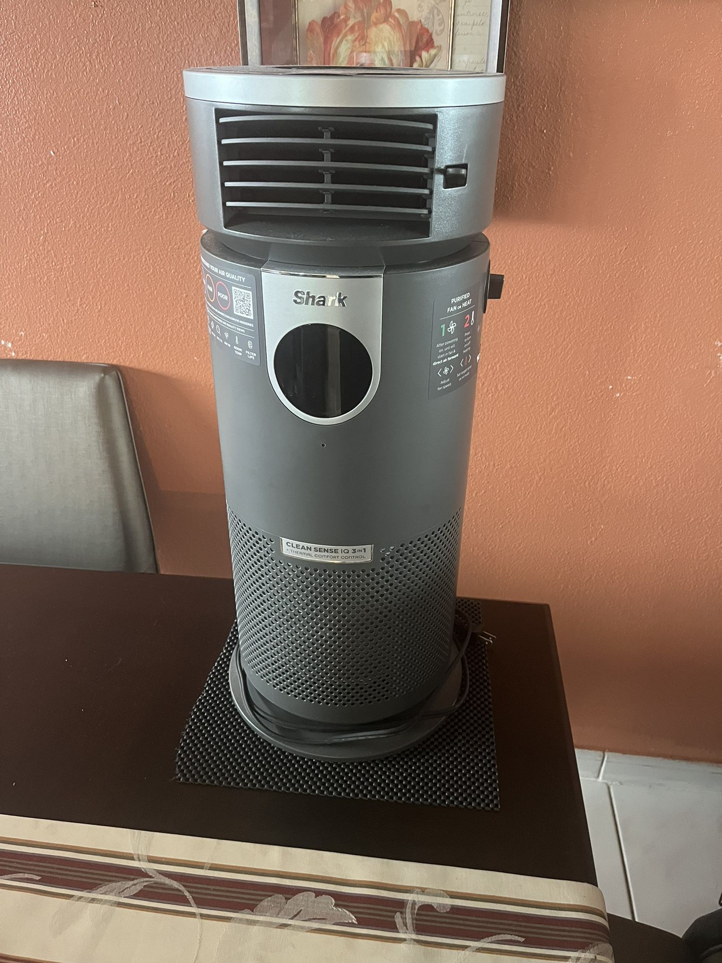 Shark Clean Sense- 3-in-1 Max Air Purifier, Heater & Fan