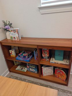 Wooden Book Shelf (*other items not included*)