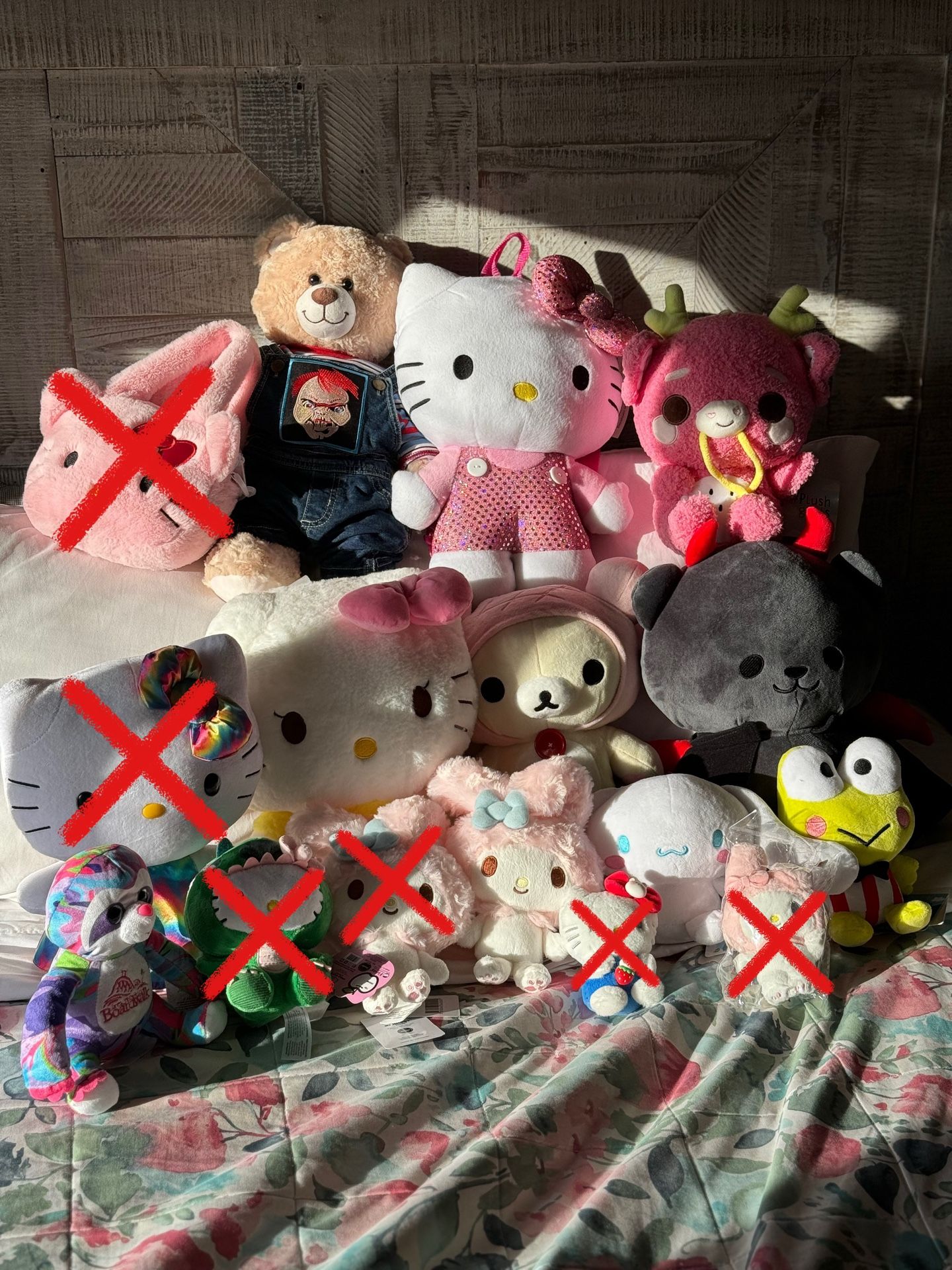 Hello Kitty Plushies 