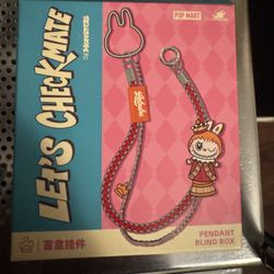 The Monsters Labubu Phone Charm Let's Checkmate Blind Box