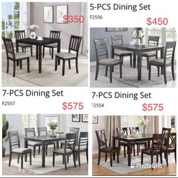 Dining Table Set  Starting At $350  