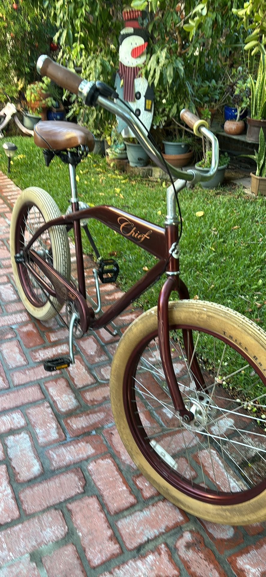 FELT THE (CHIEF) 3 SPEED FAT TIRES 24X3.0 Ready To Ride A Good Looking Bike