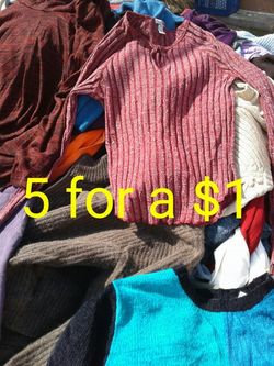 Clothes for teenagers adults kids every size jackets shirts pants sweaters t-shirts every size every color great condition