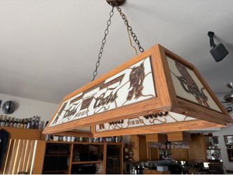 Vintage Coors Pool Table Bar Light