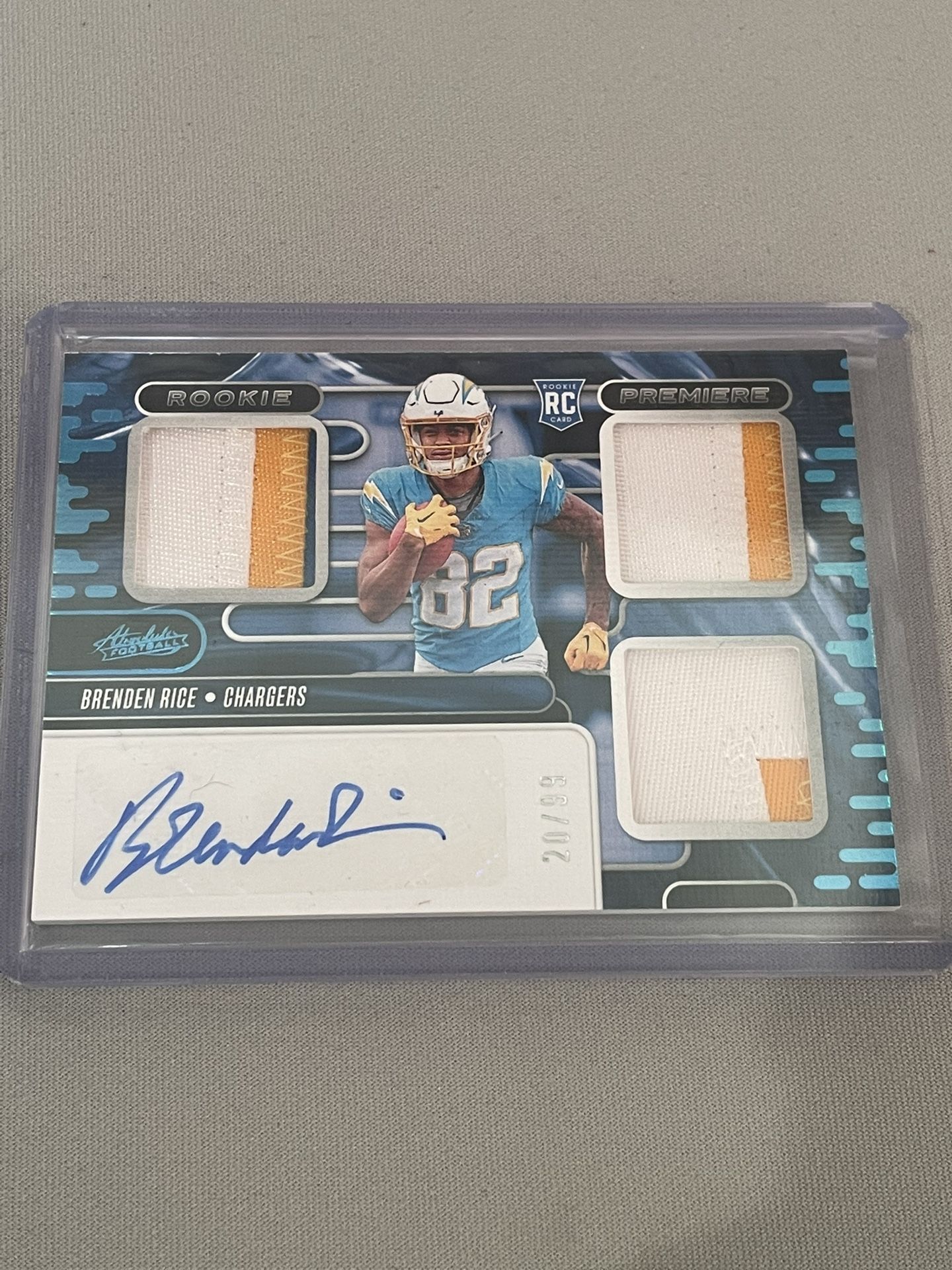 2024 Brendan Rice RC Patch Auto /99