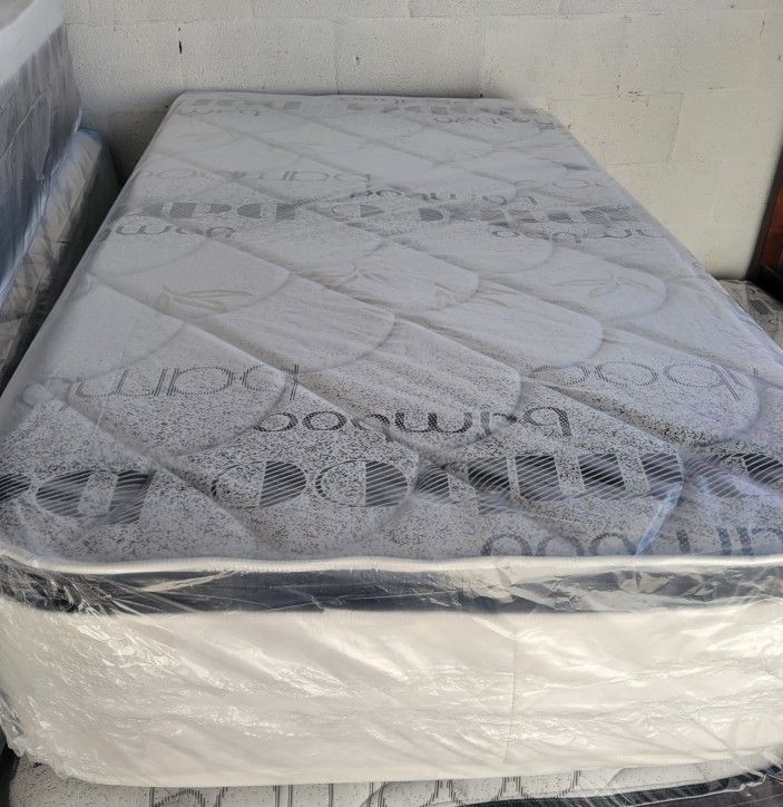 GREAT SALE TWIN PILLOWTOP MATTRESS WITH FREE BOX SPRING 