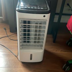 Portable mini cooler and fan