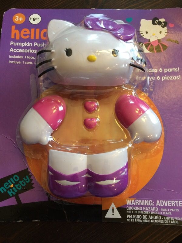 Hello Kitty Punpkin Push- in