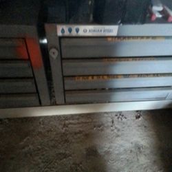 2 Adrian Steel Metal Storage Cabinets