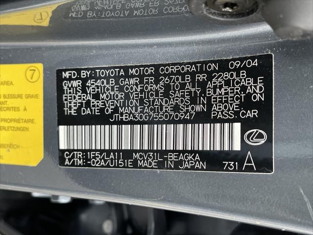 2005 Lexus ES 330