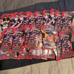 Pokemon Destined Rivals Sleeved Booster Packs, Lot of 30