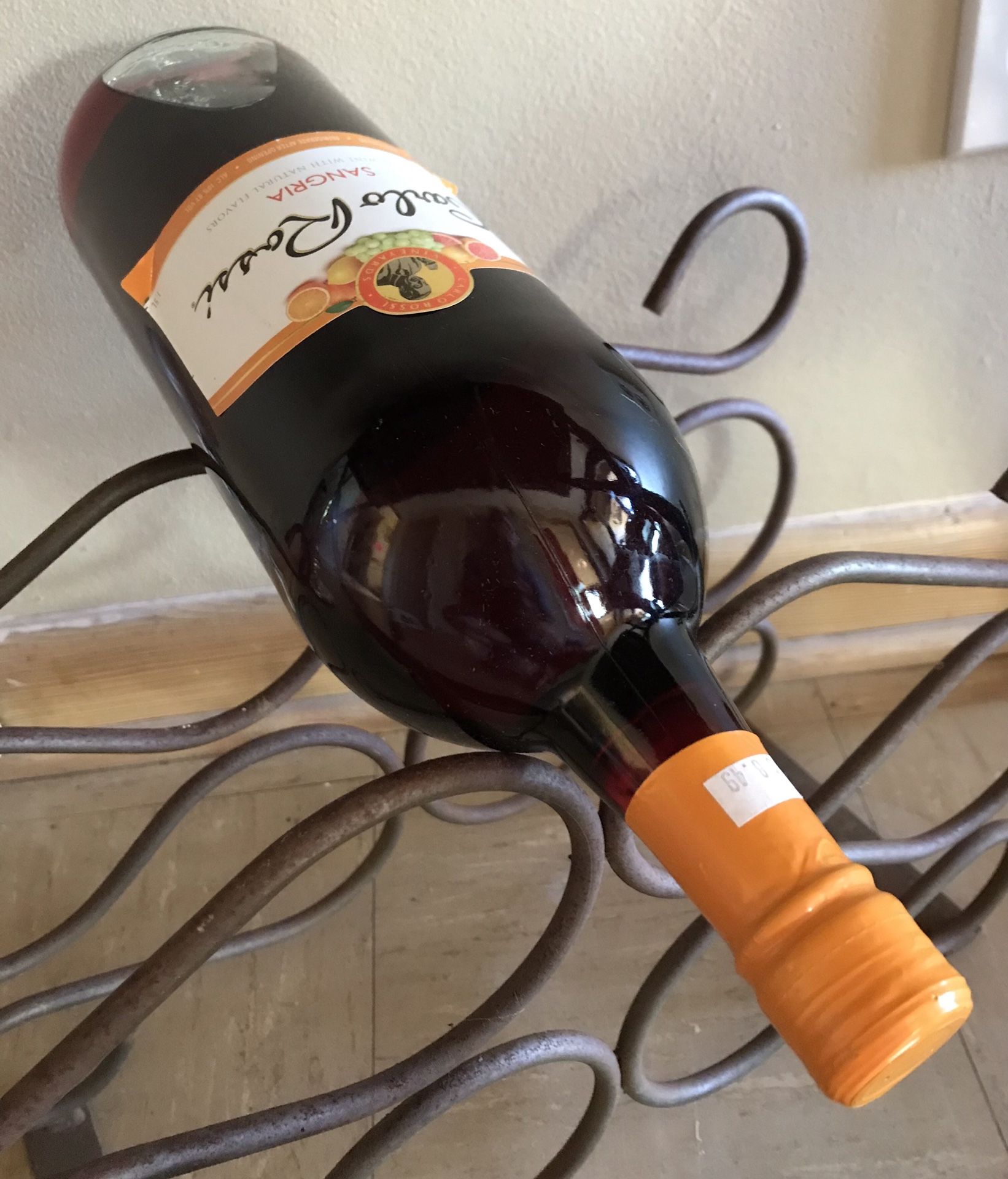 Iron Wine Rack