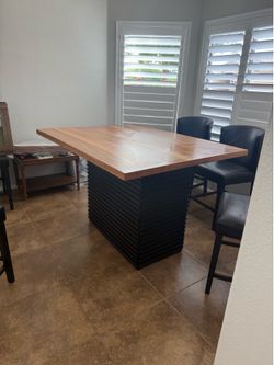 Dining table with 5 chairs
