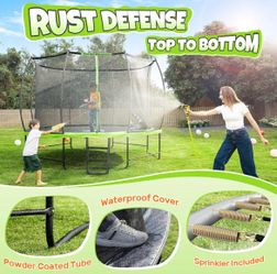 Newish  trampoline 8’ paid $325