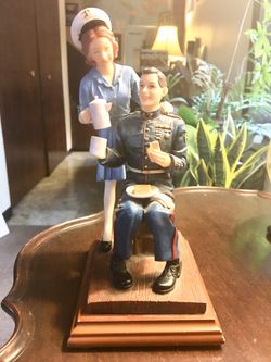 Marine figurine/ American Heroes collection in 2000