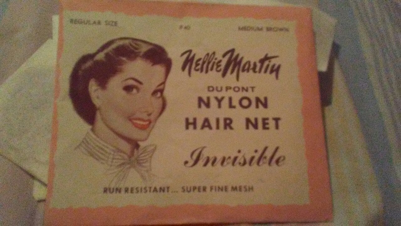 6 vintage nellie martin mesh hair net