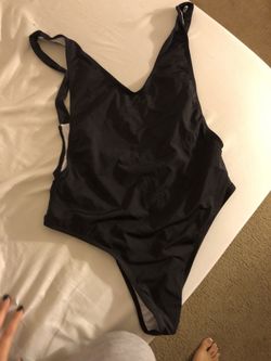 Black cheeky bathing suit