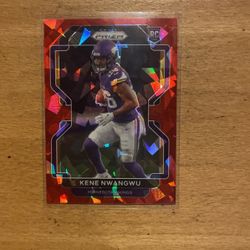 2021 PRIZM KENE NWANGWU RED ICE ROOKIE CARD 