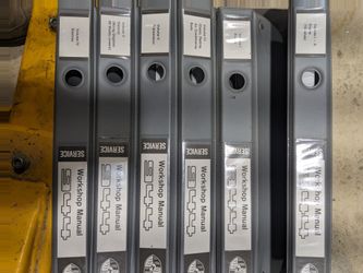 Porsche 944/924  Service Workshop Manual Set 6 Volumes