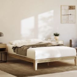 Nectar Bamboo Platform Bed Frame King Size