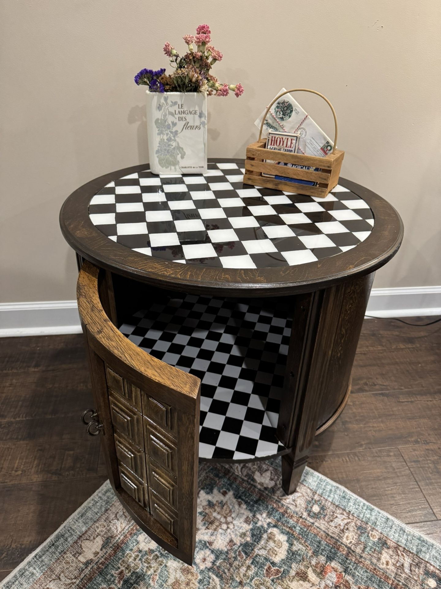 Restored Checkered Table
