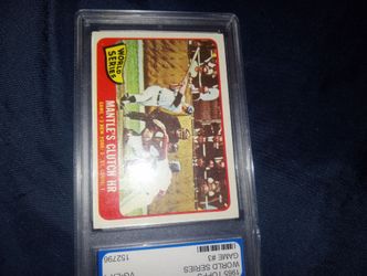 Vintage 1965 Topps Mickey Mantle #134 PGS 4 VG-EX
