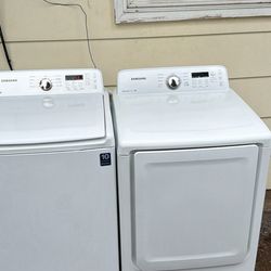 Samsung washer and dryer set working perfectly💦🔥