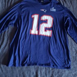 Tom Brady T Shirt Jersey Super Bowl 53 Size 4 XL
