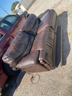 Large reclining sofa
