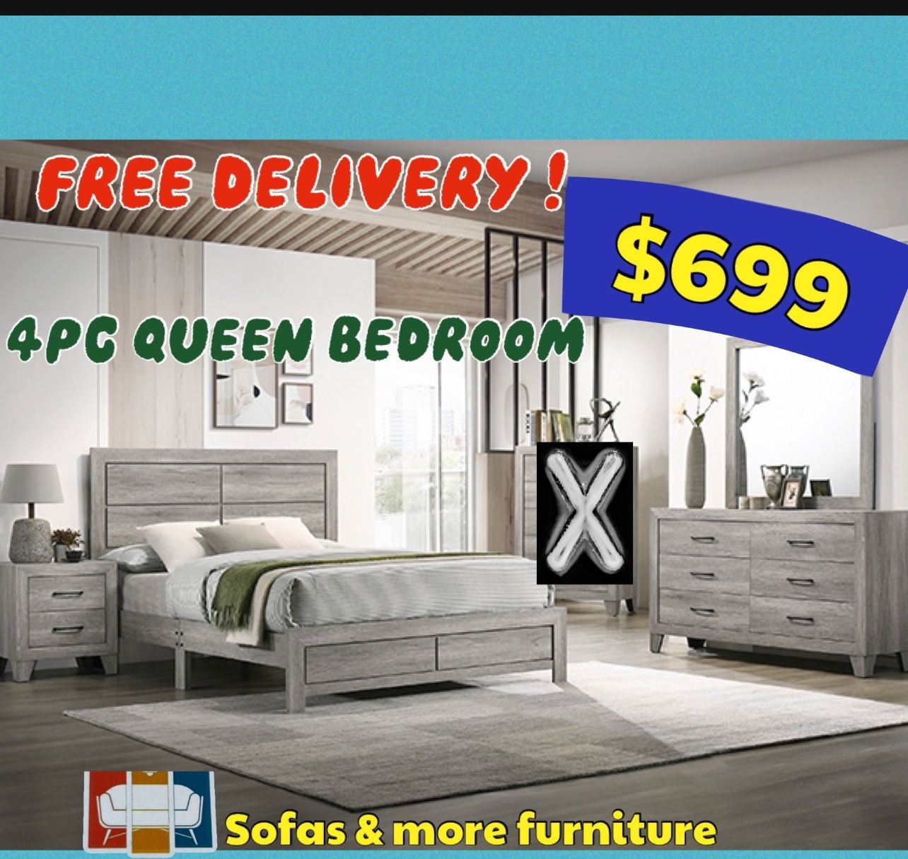 New Queen Bedroom !! Nueva Recámara