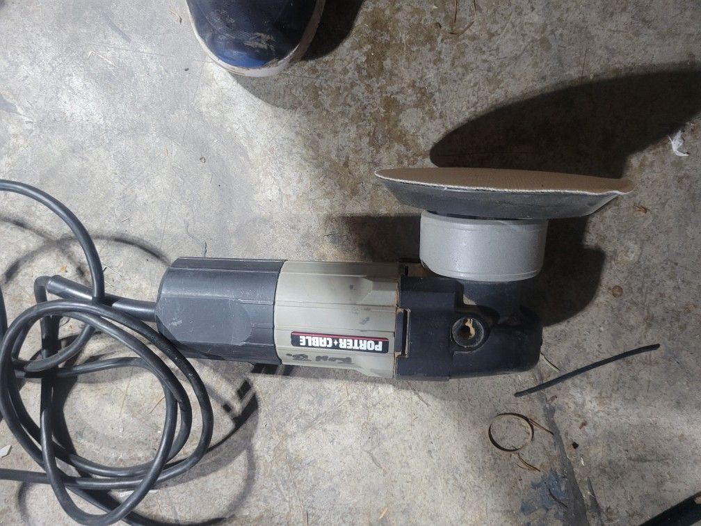 PORTER CABLE ORBIT SANDER MODEL 7336 VARIABLE SPEED CORDED ELECTRIC WORKS GREAT!