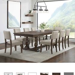 Thomasville Callan 9-piece Dining Table Set