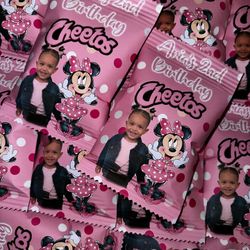 Minnie Mouse custom chip bags