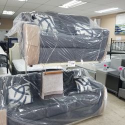 New 2 Pcs Sofas Set Only $1,199