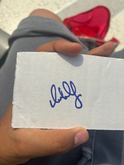 Mark Gubicza autographed blank,  Robert gasser and DL hall autographed team card
