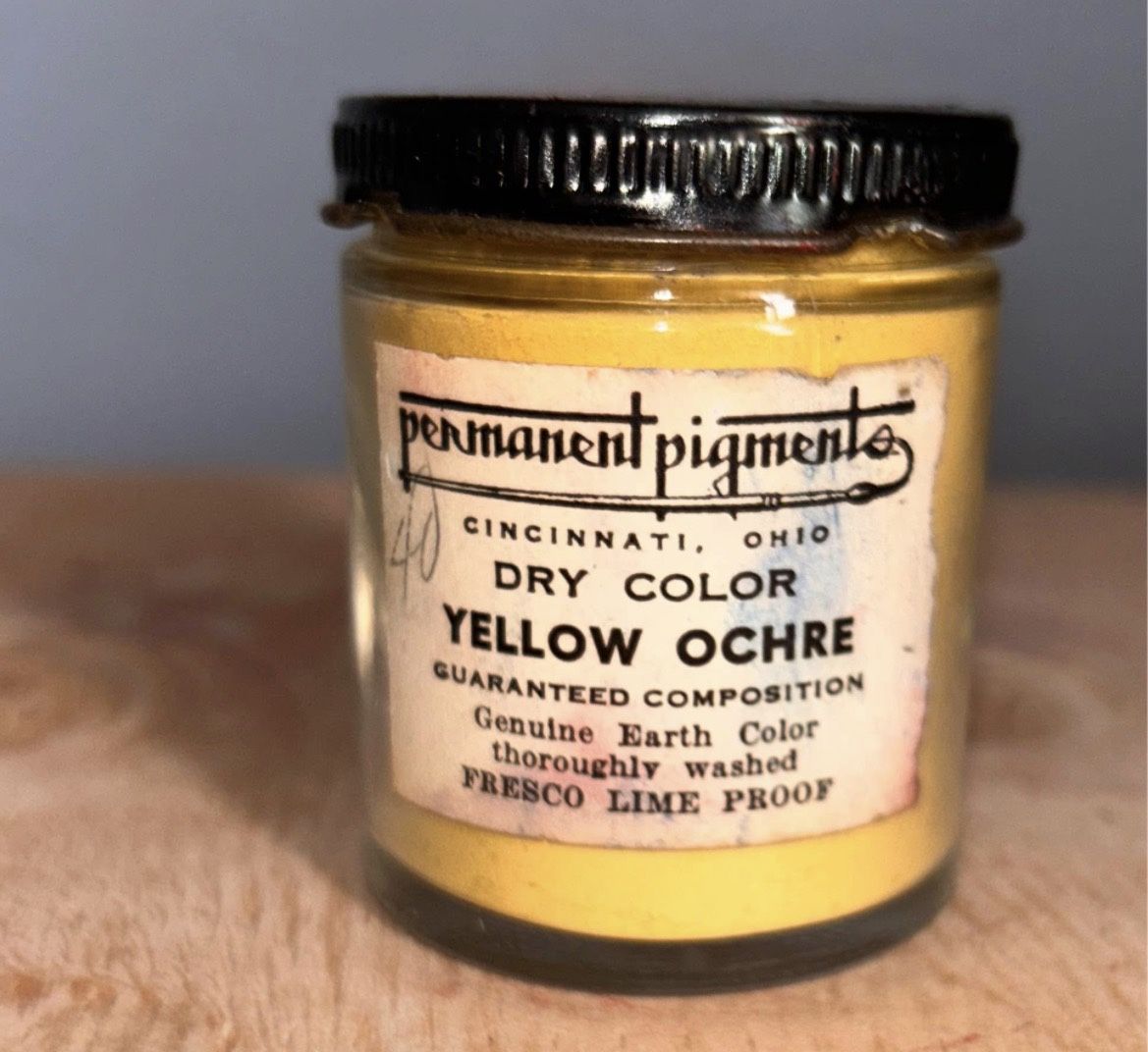Vintage “Permanent Pigments” Yellow Ochre